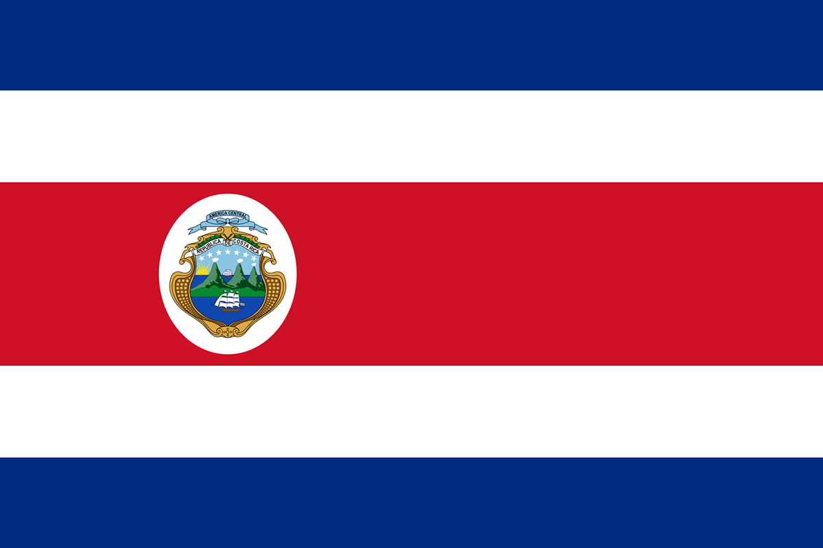Bandera de la Costa Rica