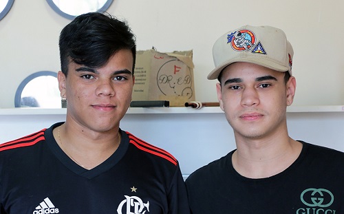 Matheus Cardoso e Alison Clark
