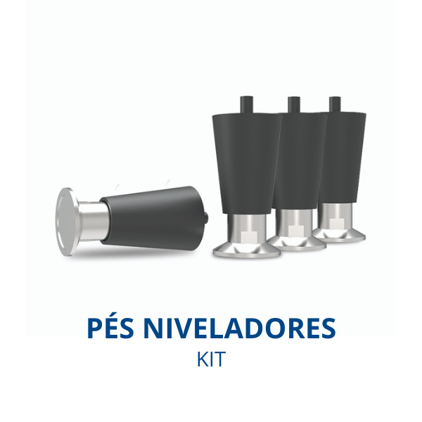 pés niveladores