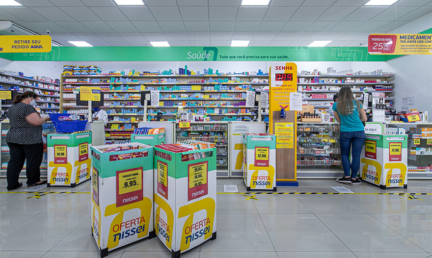 ... sem deixar de lado medicamentos, OTC e saudabilidade