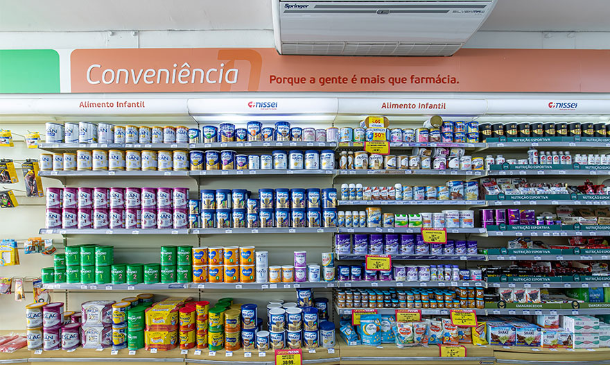 Seção de Conveniência de uma loja