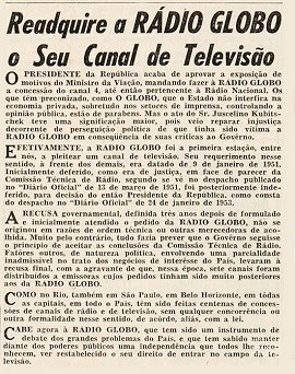 Globo pode ganhar concorrência no  de antigo parceiro